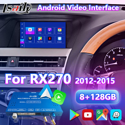 LSAILT 8+128GB アンドロイドマルチメディアビデオインターフェース 2012-2015年 Lexus RX270 RX350 RX450h
